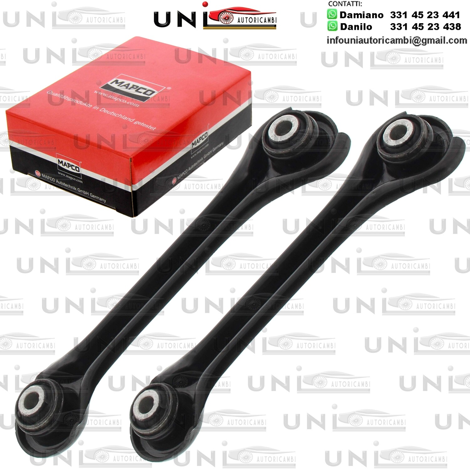 2X Asta Puntone Stabilizzatore Biellette Assale Posteriore MERCEDES 190 (W201), C (CL203), C T-MODEL (S202, S203), C (W202, W203), CABRIOLET (A124), CLK (A208, A209) 1.8-6.2 10.82-02.11
