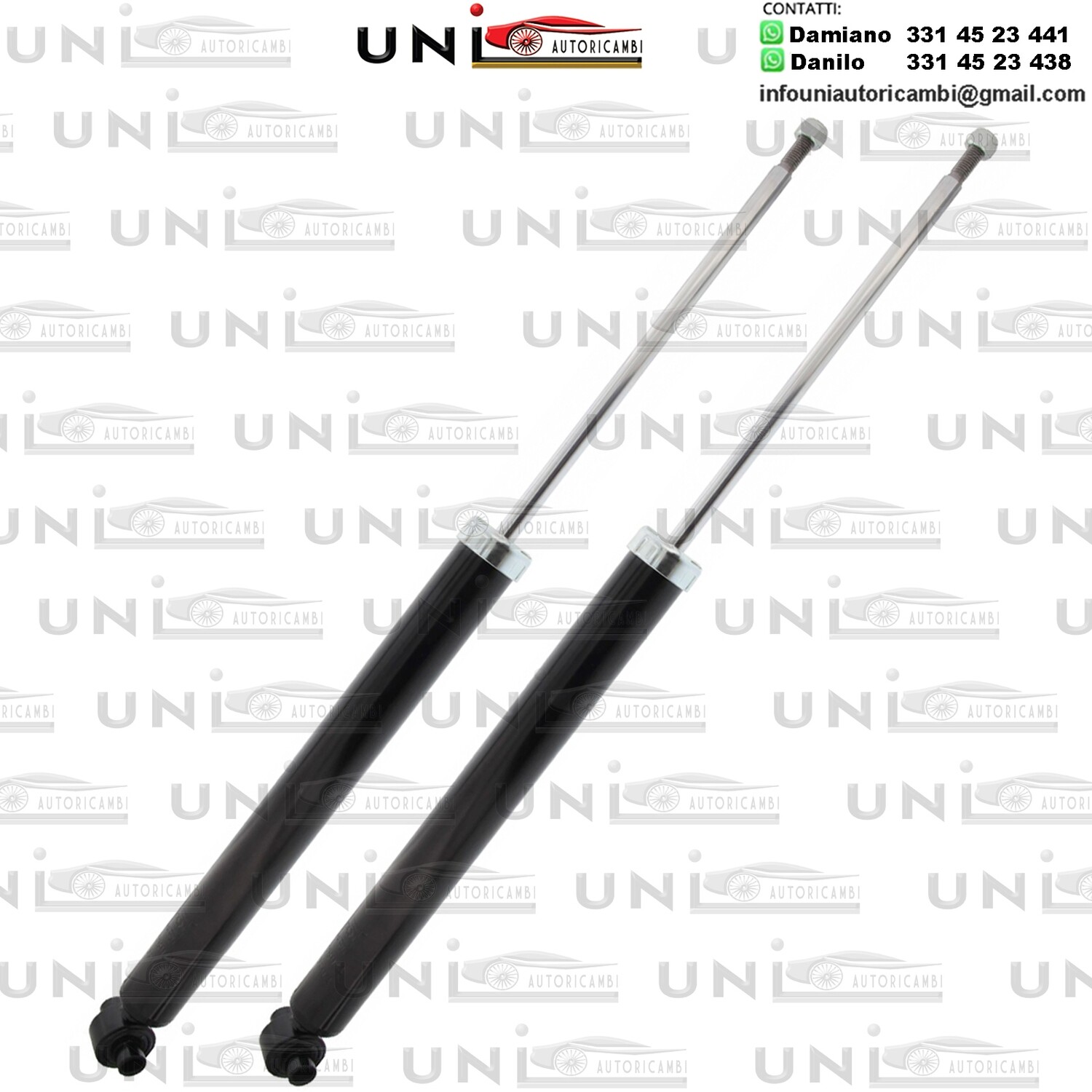 2x Ammortizzatori Posteriori  Abarth Punto / Alfa Romeo Mito / Fiat Punto Evo / Opel Corsa D 0.9 - 1.7D da 07.2006 a -