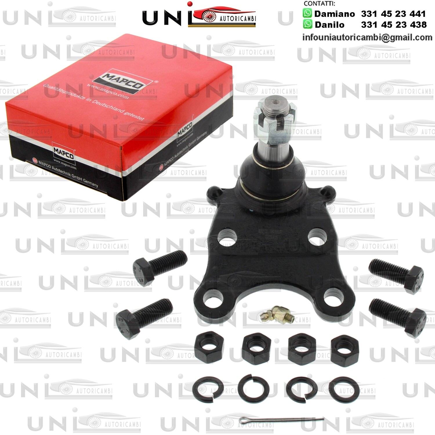 Giunto di supporto / guida Assale anteriore bilaterale Rinforzato ISUZU TROOPER II / III / OPEL FRONTERA A / SPORT / B, MONTEREY A / B 2.0-3.5 08.91-