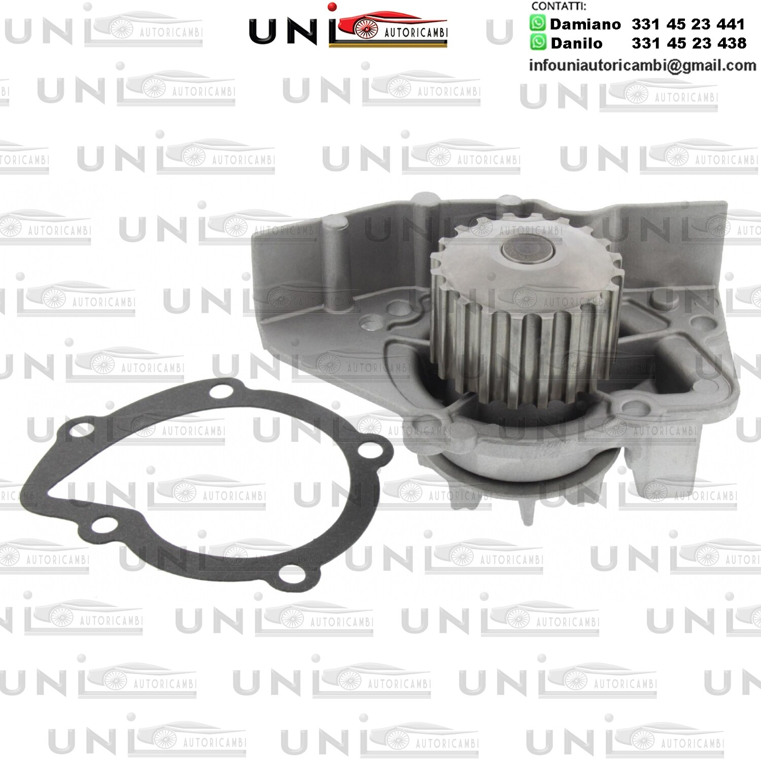 Pompa Acqua CITROEN C15, EVASION, JUMPER, JUMPY, XANTIA, XM, ZX / FIAT DUCATO, SCUDO, ULYSSE / LANCIA ZETA / PEUGEOT 205 II, 306, 405 II, 406, 605, 806, BOXER, EXPERT 1.7D - 2.1D da 07.1986 a -