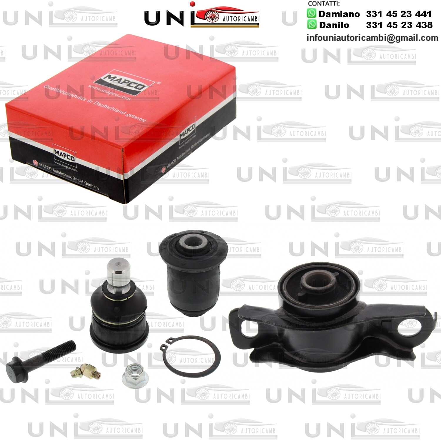 Kit riparazione Assale anteriore Sinistro Rinforzato MAZDA 626 IV, MX-3, MX-6, XEDOS 6 1.6-2.5 08.91-10.99