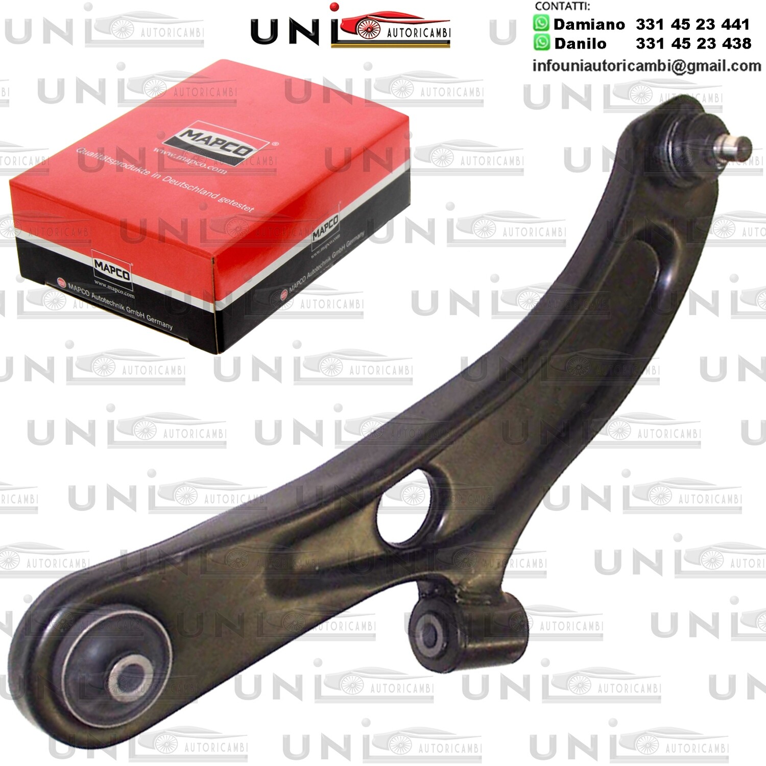 Braccio oscillante anteriore Sinistro Rinforzato OPEL AGILA / SUZUKI SPLASH / SWIFT III