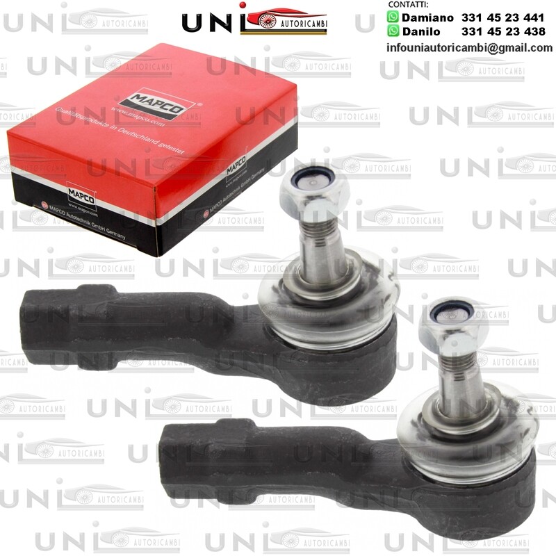 ​2 Testine Scatola Sterzo Anteriore Bilaterale Ford Usa Probe da 1988 / Mazda 323 da 1998 / Mazda 626 da 1991 / Mazda MPV II (LW) da 1999 / Mazda Premacy (CP) da 1999