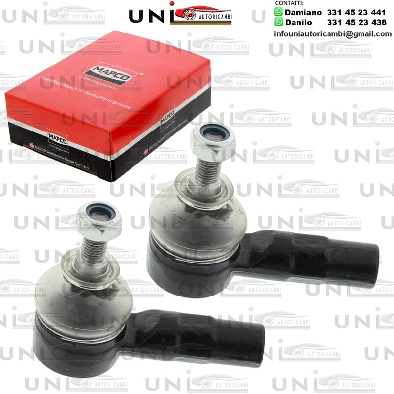 2 Testine Scatola Sterzo Anteriore Bilaterale​ Citroën Evasion da 94 / Jumper da 94 / Jumpy da 95 / Fiat Scudo da 96 / Ulysse da 94 / Lancia Zeta da 95 / Peugeot 806 da 94 / Expert da 96 /