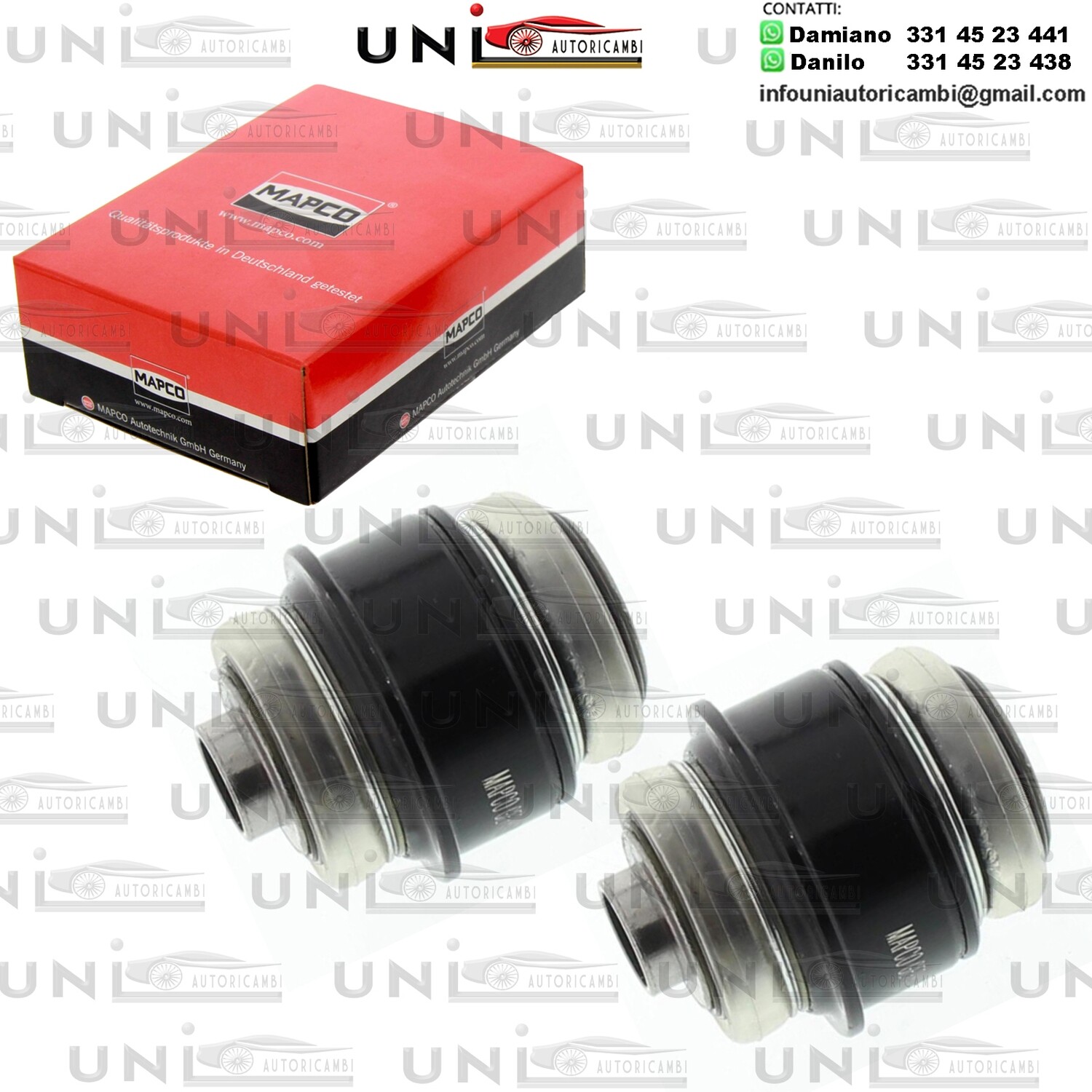 2 Supporti, Braccio Oscillante Assale Posteriore Bilaterale BMW 5 / BMW 6 / BMW 7 / BMW X5 (E53)​ / BMW Z8 Roadster (E52)​