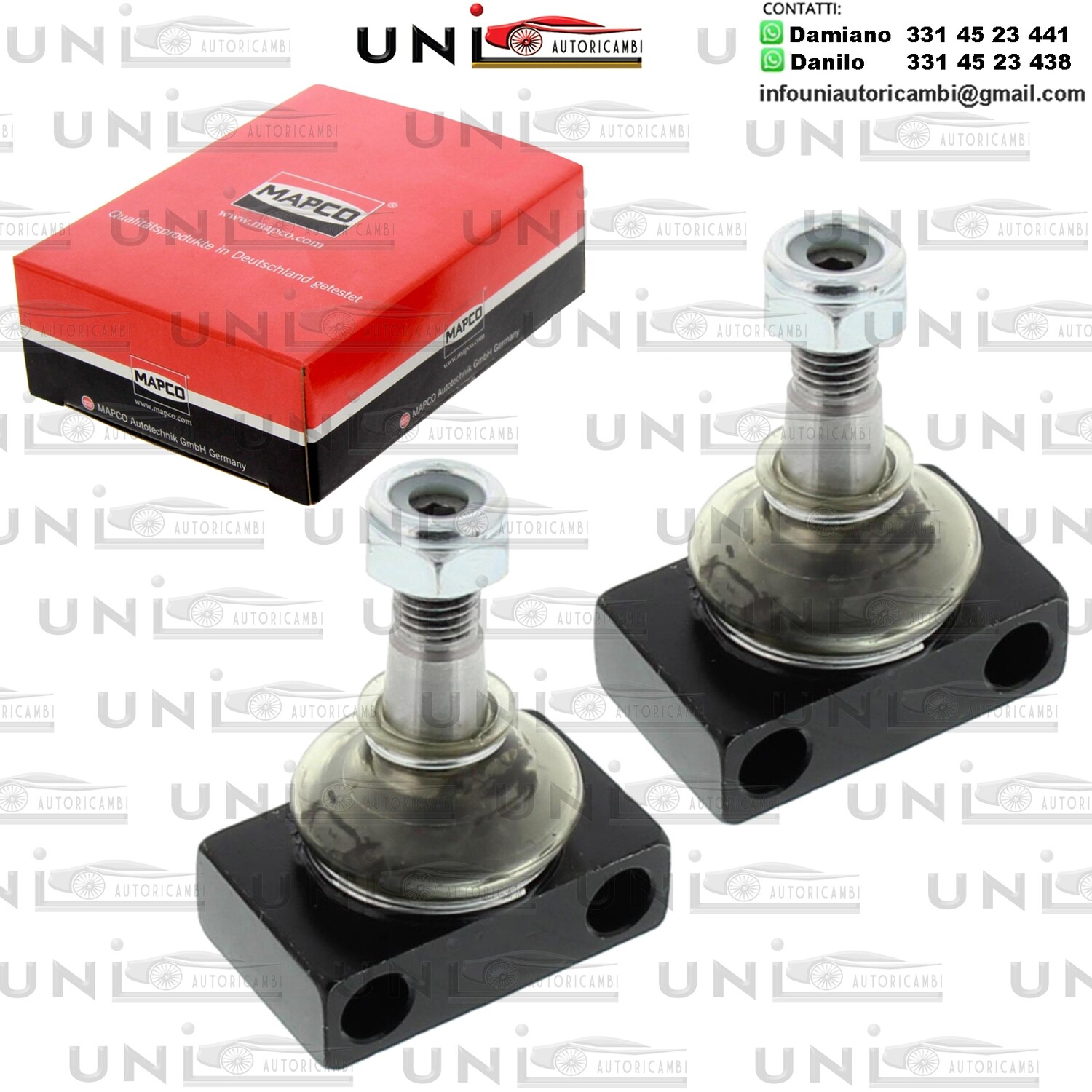 2 Testine Bracci Anteriori Smart (450) da 1998 / Smart Roadster (452) da 2003