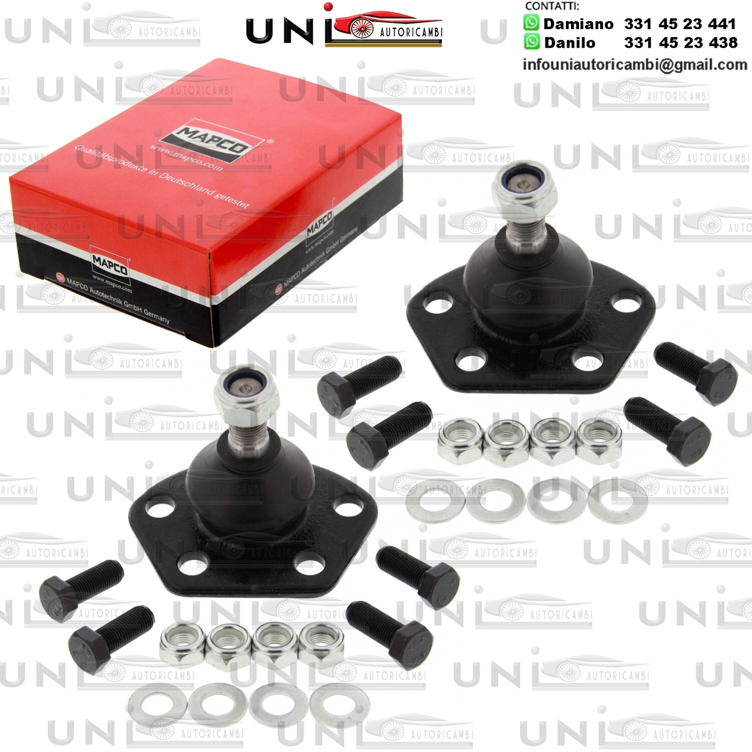 2 Testine Bracci Anteriori Citroën Jumper da 1994 / Fiat Ducato da 1994 / Peugeot Boxer da 1994