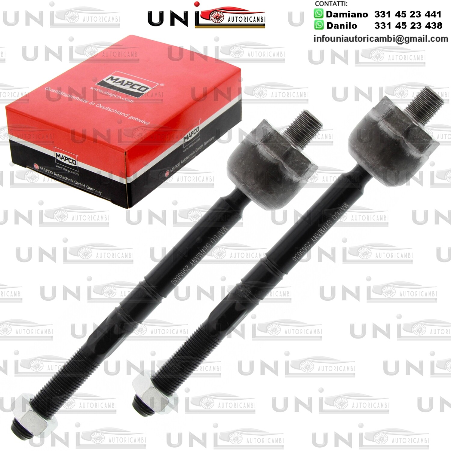 2 Giunti Scatola Sterzo Assale Anteriore Bilaterale Mercedes-Benz Vaneo (414) da 2002