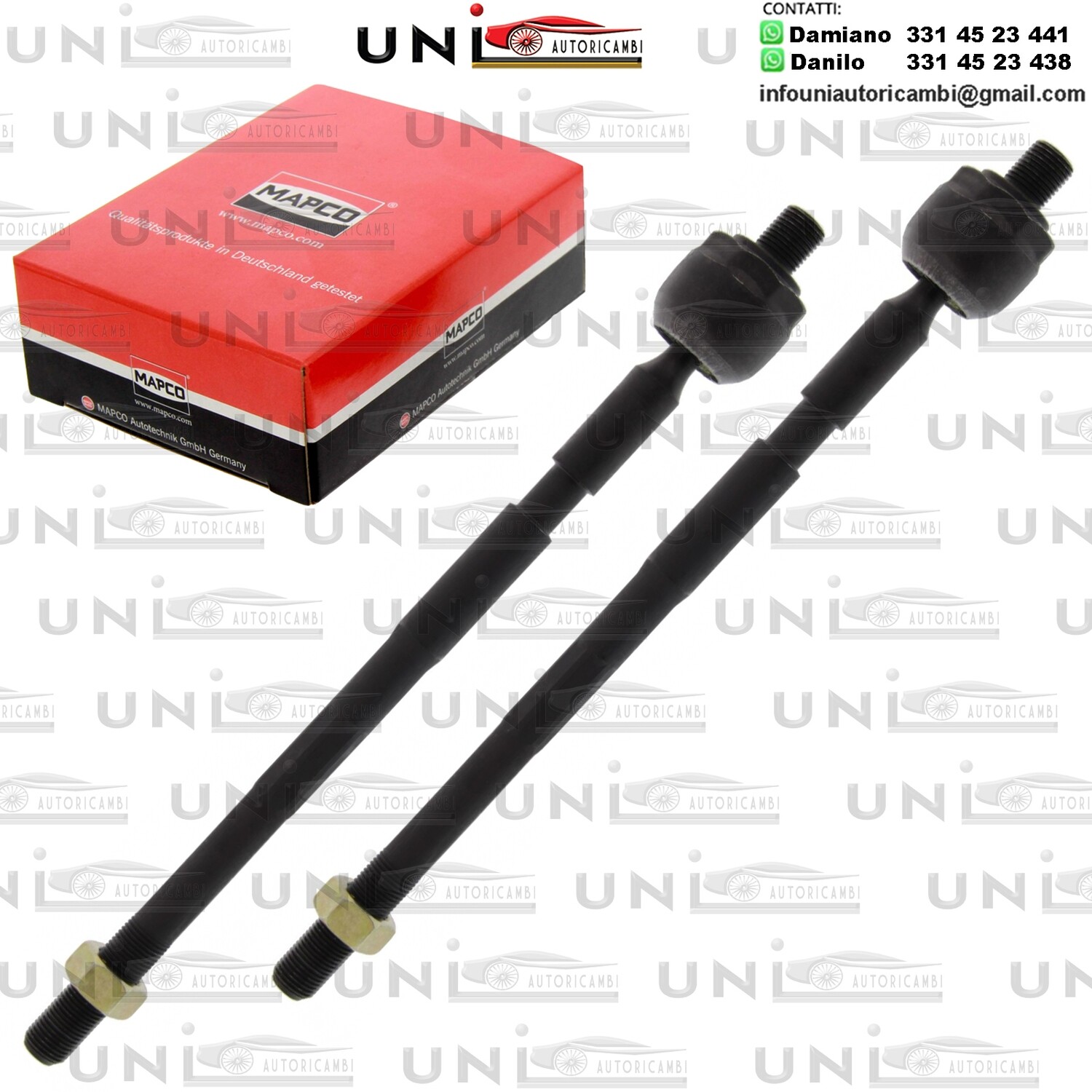 2 Giunti Scatola Sterzo Assale Anteriore Bilaterale​ Mercedes-Benz Classe V (638/2)​ da 1996​ / Vito (638)​ da 1996