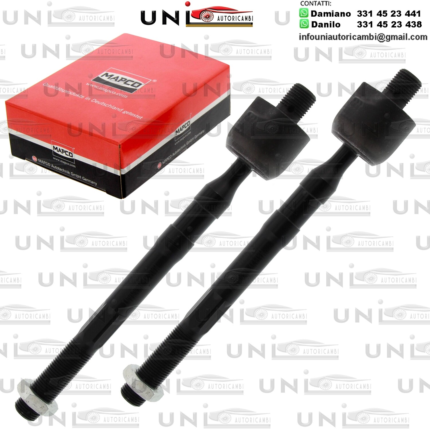 ​2 Giunti Scatola Sterzo Assale Anteriore Bilaterale Hyundai i20 (PB, PBT) da 2008