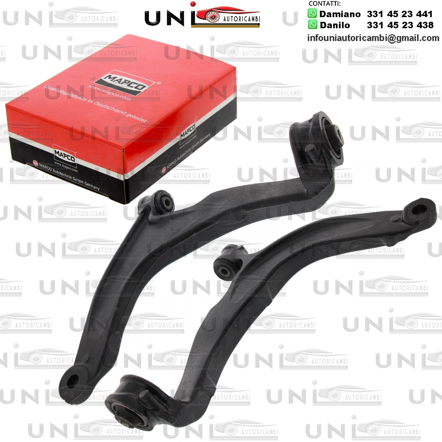 2X Bracci Oscillanti Anteriori Bilaterale Rinforzati VW MULTIVAN V / TRANSPORTER T5