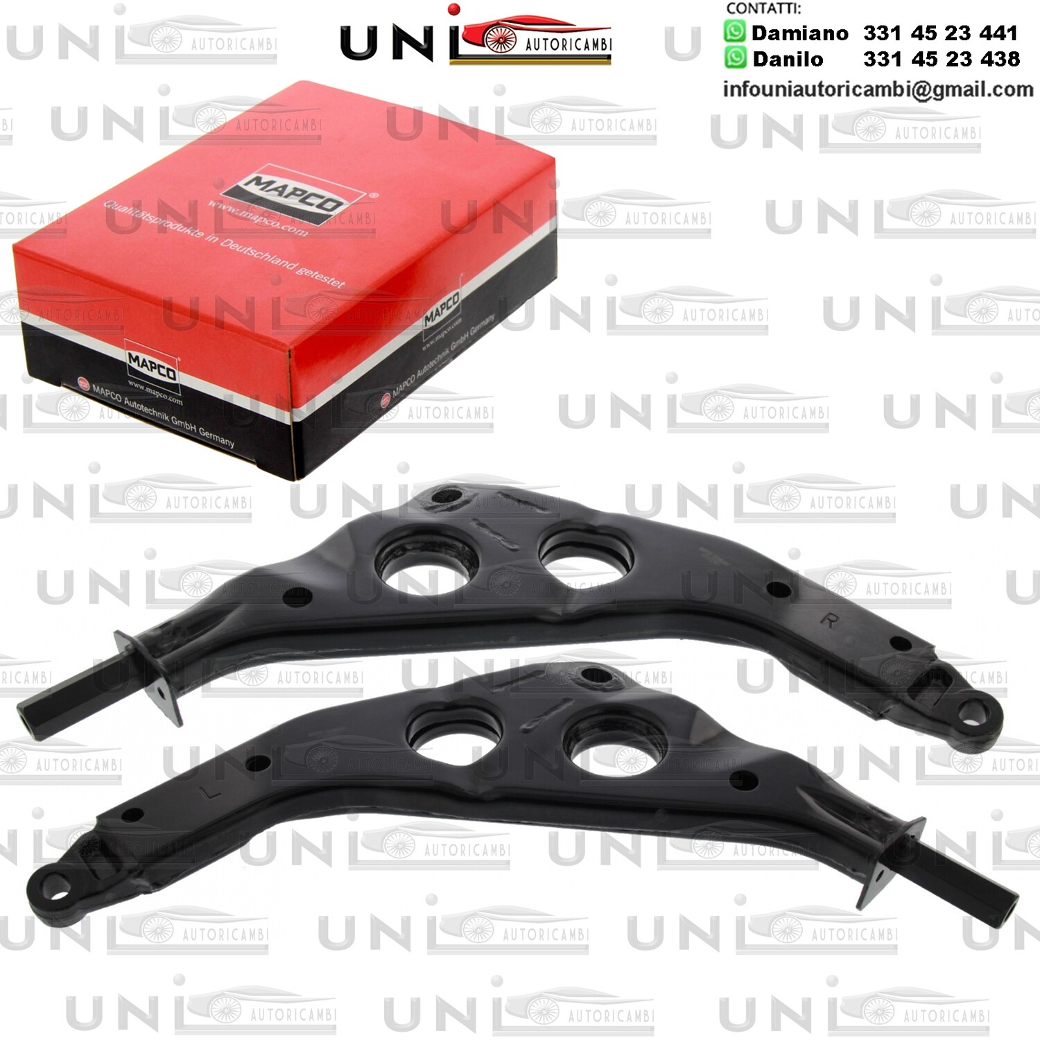 2 Bracci Oscillanti Posteriori Bilaterali Rinforzati MINI MINI / Cabriolet