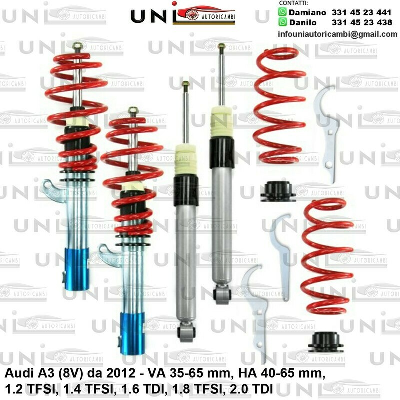Assetto a Ghiera Regolabile Audi A3 (8V) da 2012 -