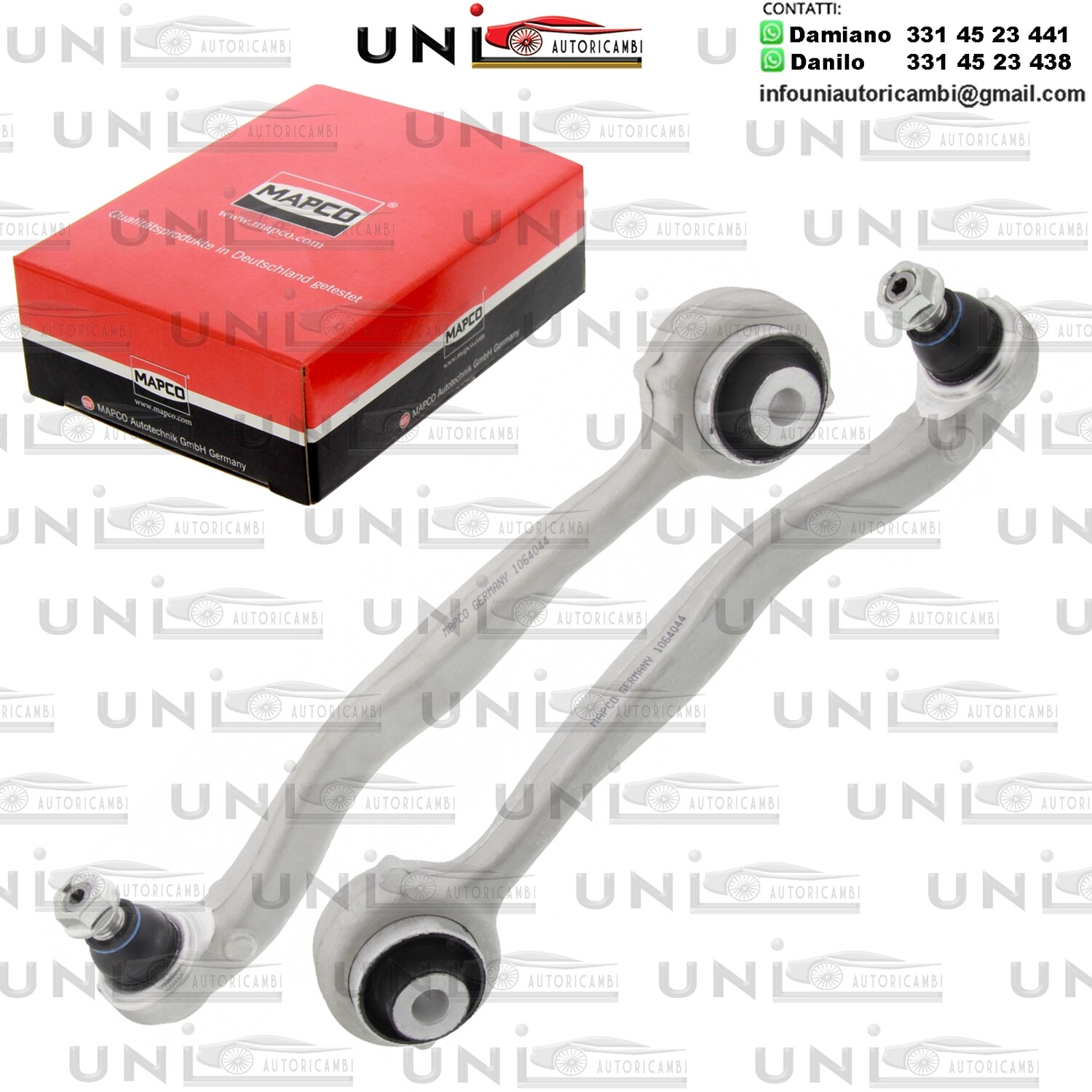 2 Bracci Oscillanti Anteriori Bilaterale Rinforzati MERCEDES-BENZ CLASSE C / CLASSE E / SLK