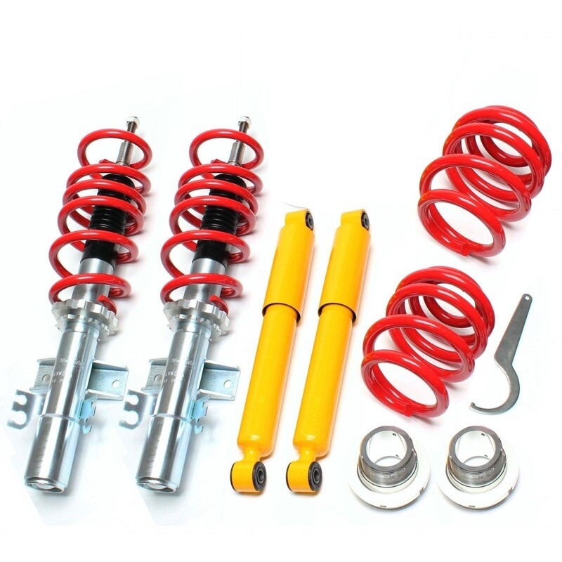 1 x Assetto a GHIERA REGOLABILE VW Transporter T5 + T6 - Multivan / Autobus / Furgonato da 2003