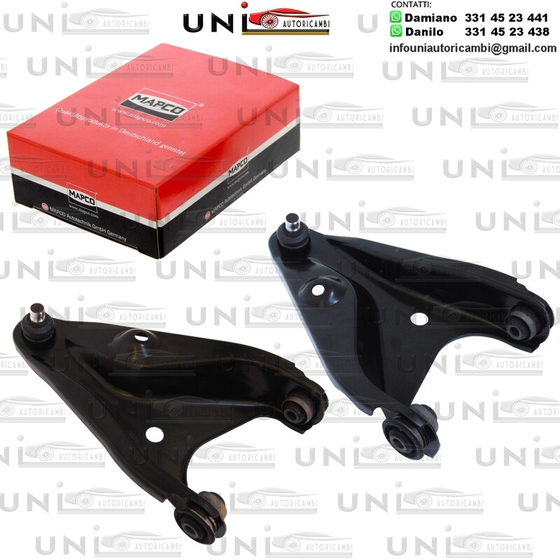 2 ​Bracci Oscillanti Anteriori Bilaterale Rinforzati DACIA LOGAN / SANDERO / RENAULT LOGAN / SANDERO/STEPWAY I