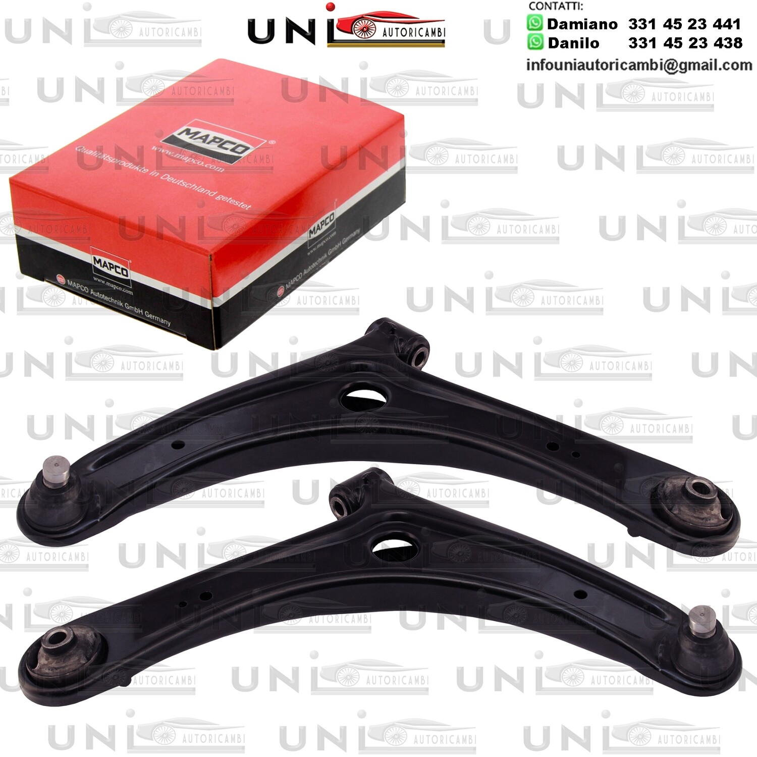 2 ​Bracci Oscillanti Anteriori Bilaterale Rinforzati CITROEN C-CROSSER / MITSUBISHI ASX / LANCER VIII / OUTLANDER II / PEUGEOT 4007