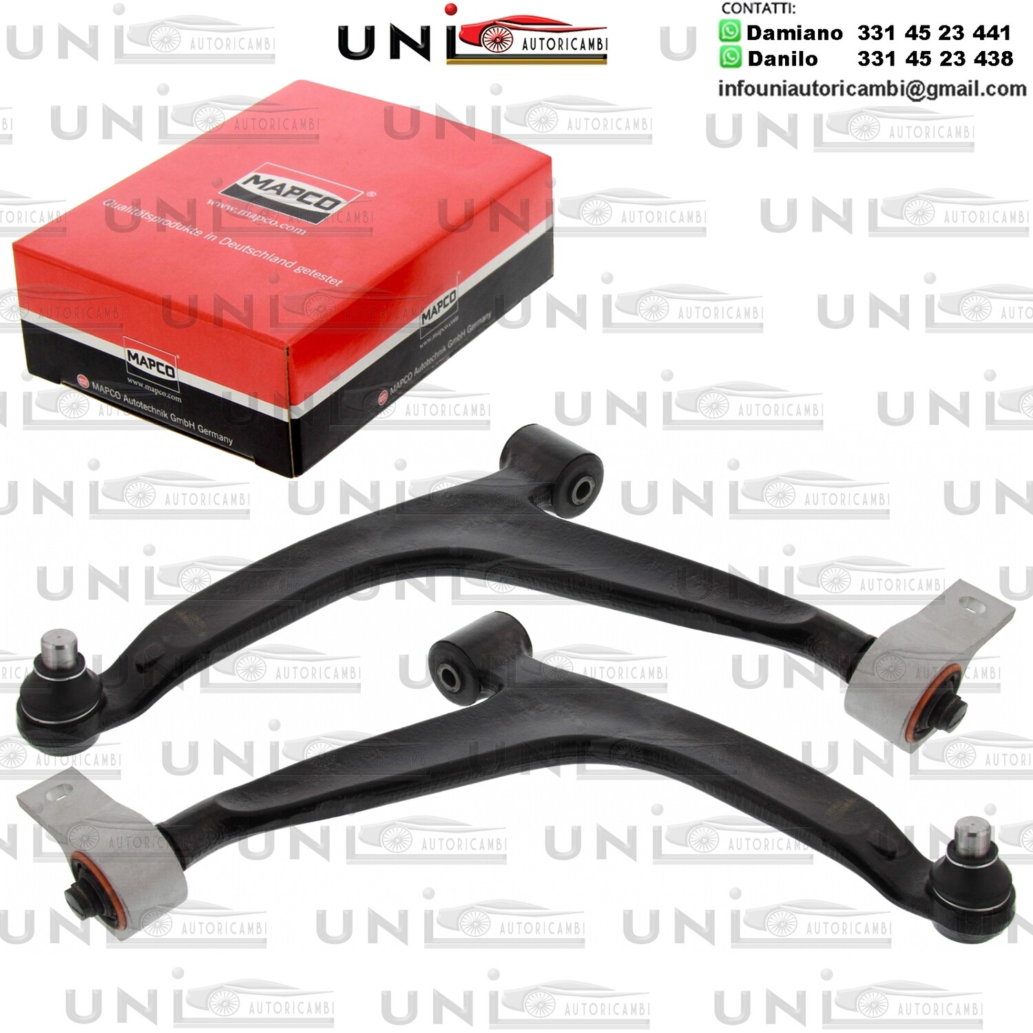 2X ​Bracci Oscillanti Anteriori Bilaterale Rinforzati​ CITROËN BERLINGO / XSARA PICASSO / PEUGEOT PARTNER