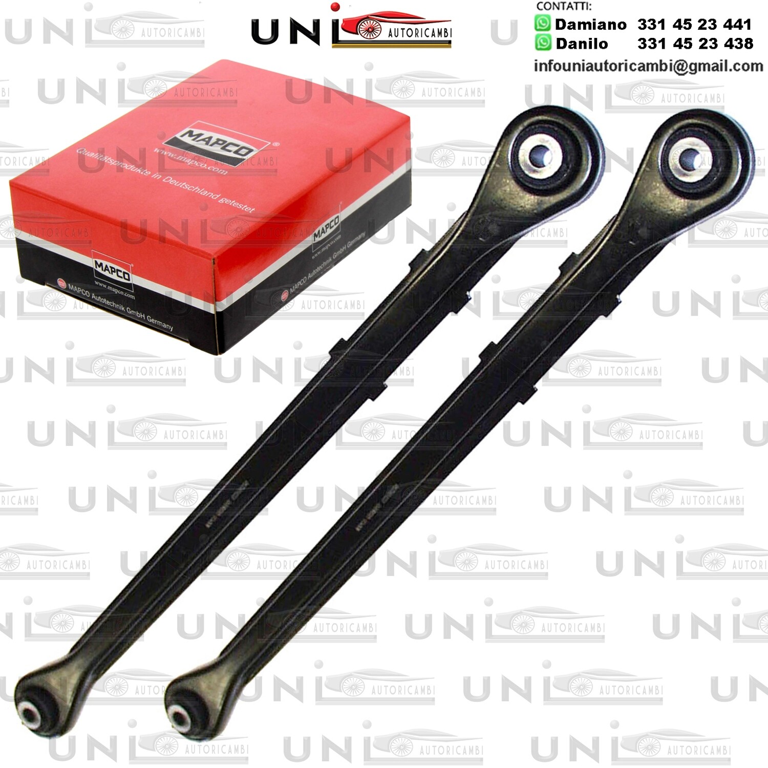 2X Aste Puntone, Biellette Assale Posteriore Bilaterale Ford Mondeo III (B5Y) da ​2000 / Ford Mondeo ​III Tre volumi (B4Y)​ da 2000