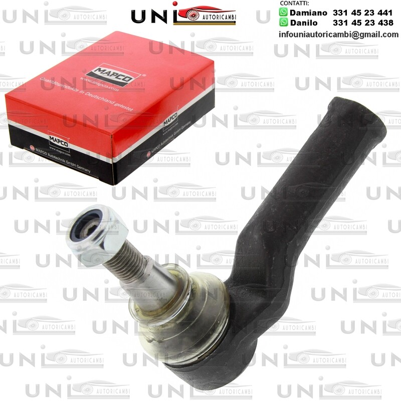 Testa Barra d`accoppiamento Assale Anteriore Destra Ford Galaxy da 06 / Mondeo da 07 / S-Max da 06 / Land Rover da 06 / Volvo S60/V60 da 10 / S80 da 06 / V70/XC70 da 07 / XC60 da 08 / S80L da 09