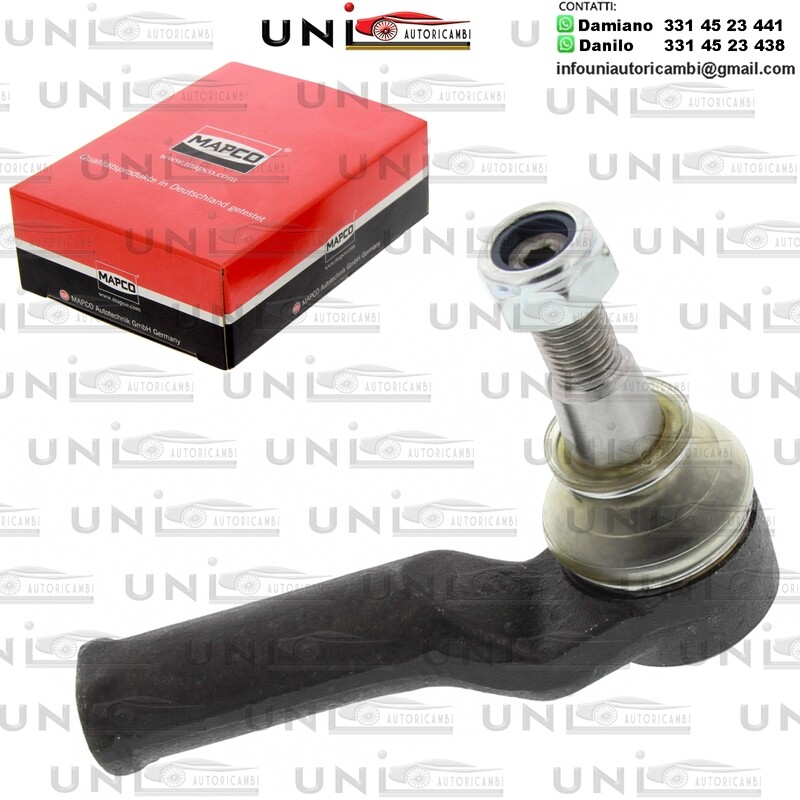 Testa Barra d`accoppiamento Assale Anteriore Sinistra Ford Galaxy da 06 / Mondeo da 07 / S-Max da 06 / Land Rover da 06 / Volvo S60/V60 da 10 / S80 da 06 / V70/XC70 da 07 / XC60 da 08 / S80L da 09