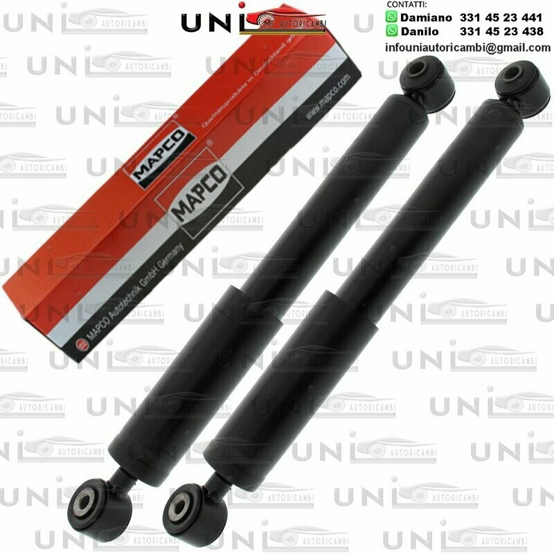 2X Ammortizzatori Posteriori Rinforzati a Gas Fiat Punto (188) da 09.2006 a 03.2012 / Lancia Ypsilon (843) da 10.2003 a 12.2011