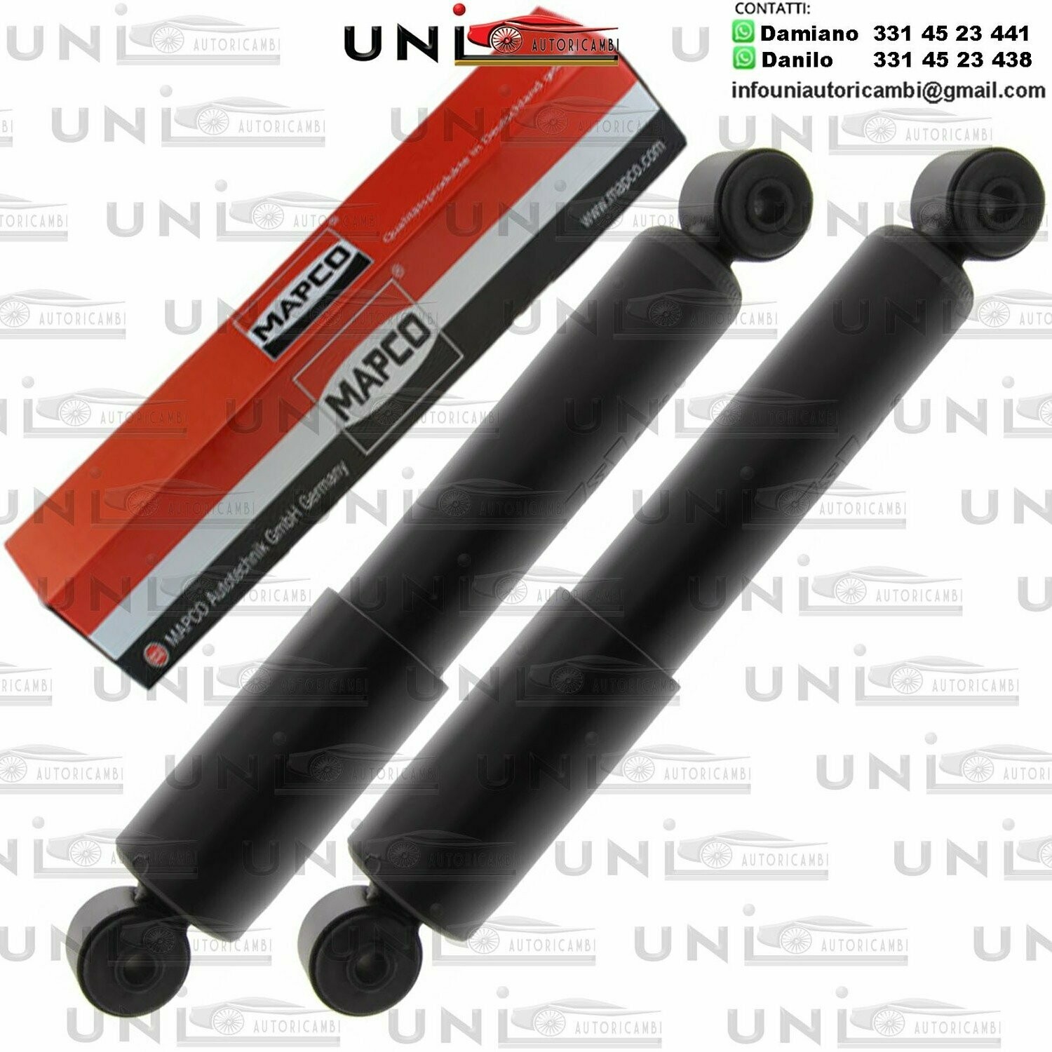 2X ​Ammortizzatori Posteriori Rinforzati a Gas Alfa Romeo 145 (930)​ da 04.1989 a 01.2001