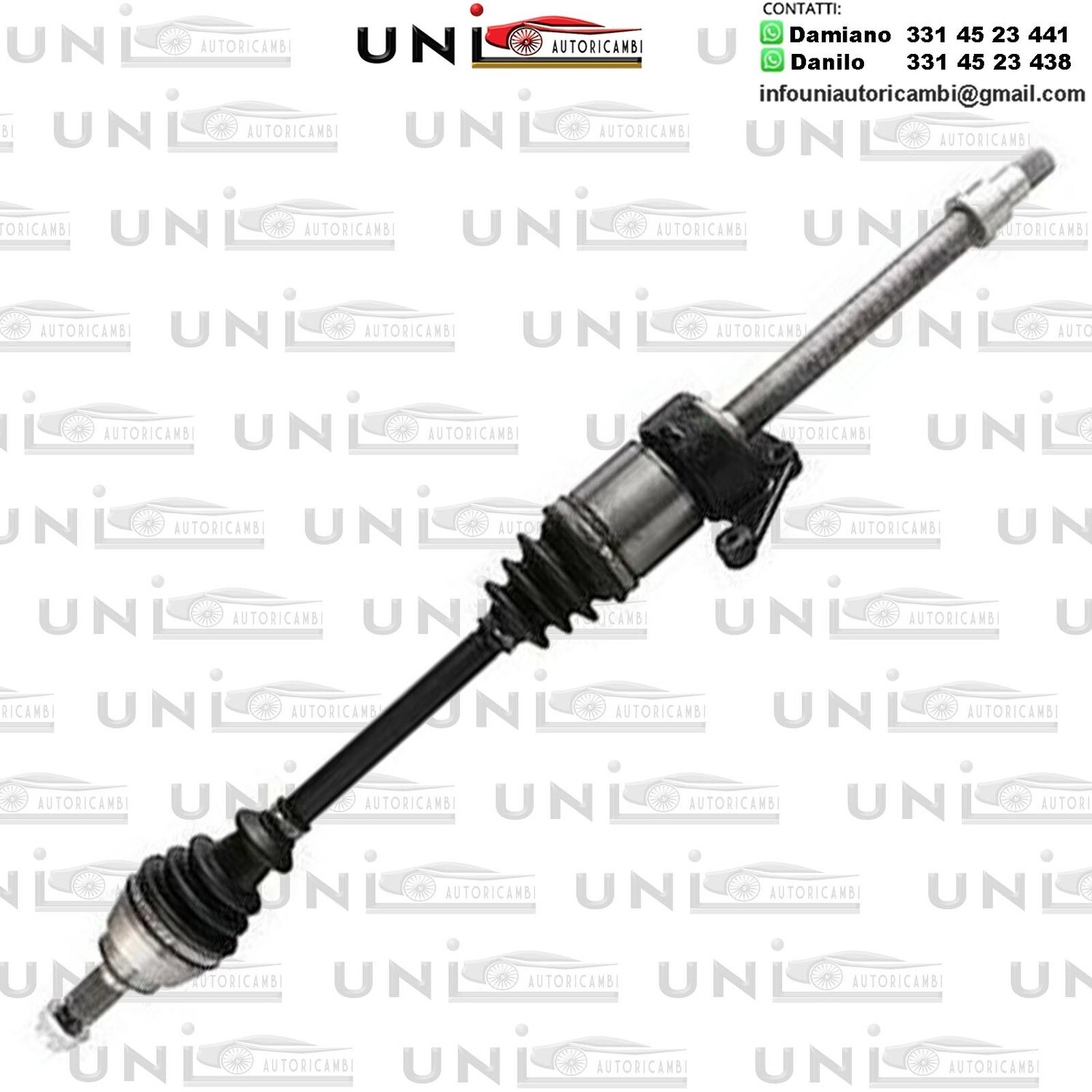 SEMIASSE/ALBERO MOTORE CAMBIO VELOCITÀ MANUALE ASSALE ANTERIORE DX PER: MINI R50,R53 DA 2001-