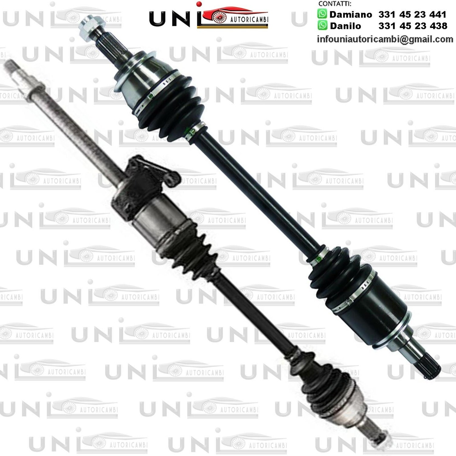 2X Semiassi / Albero Motore Anteriori SINISTRO +DESTRO MINI (R50, R53) 1.6 06.01-09.06