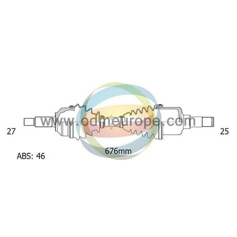 SEMIASSE/ALBERO MOTORE CAMBIO MANUALE / AUTOMATICO Hyundai ix20 da 2010 a 2020 / Kia Venga da 2010 a 2020