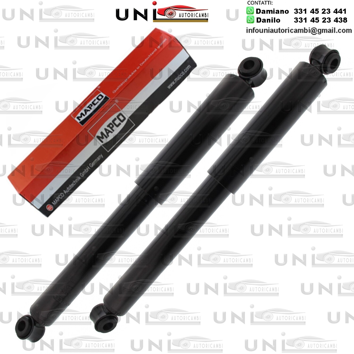 2X Ammortizzatori Posteriori Rinforzati a Gas LADA 1200-1500 / 1200-1600 / NIVA / NOVA / TAIGA