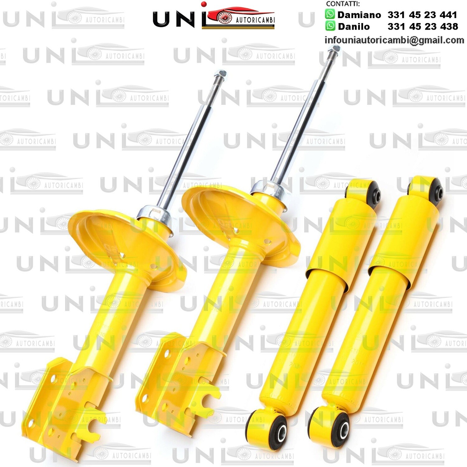 4 X Ammortizzatori Sportivi a Gas Ta Technix Fiat Punto,Punto Convertible,Punto Van/Lancia Y