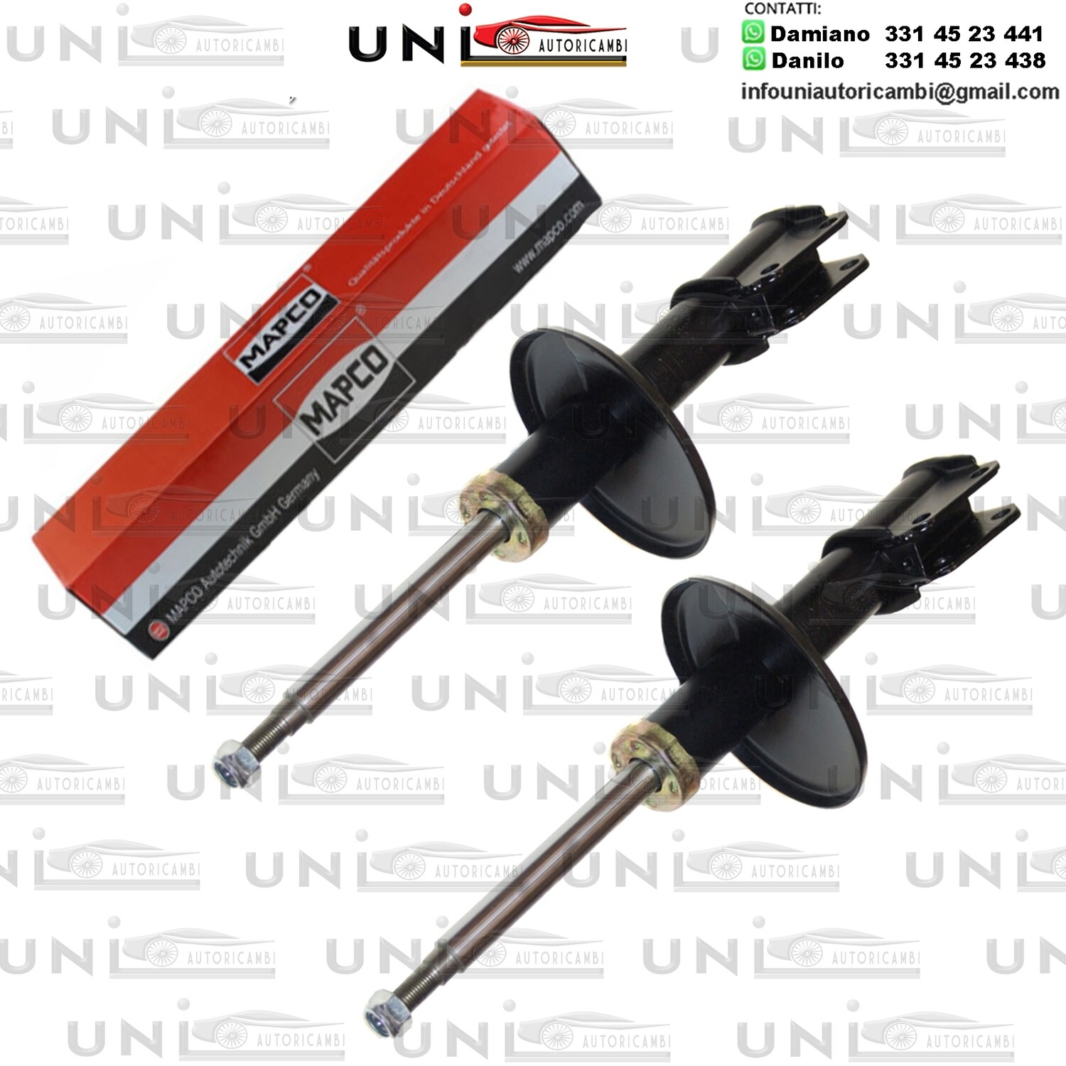 2 Ammortizzatori Anteriori Sinistro Rinforzati a Gas Renault Twingo I