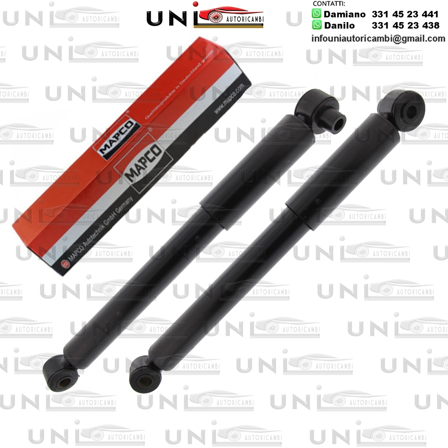 2 ​Ammortizzatori Posteriori Rinforzati a Gas Renault Megane I (Cabriolet, Classic, Coach)