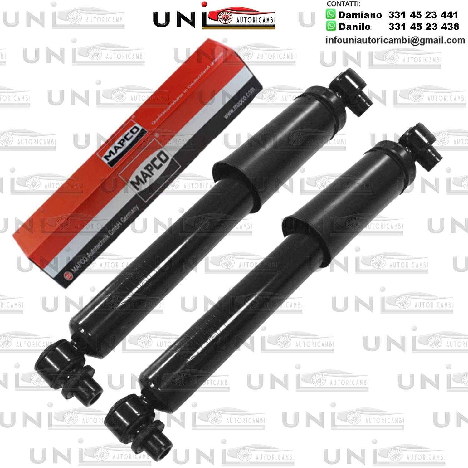 2 Ammortizzatori Posteriori Sinistro Rinforzati a Gas Renault Megane Scenic