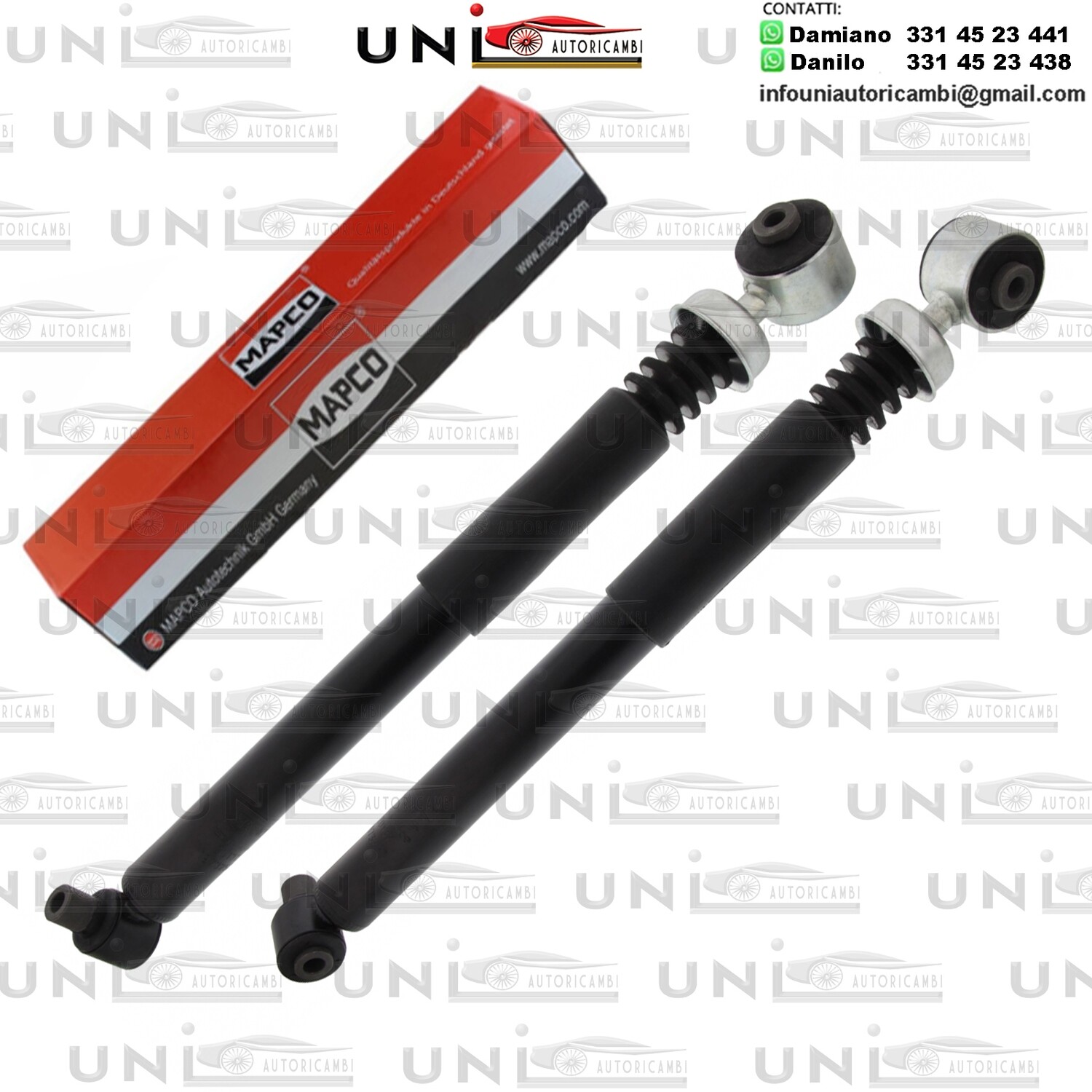 2 Ammortizzatori Posteriori Rinforzati a Gas Renault Laguna II, Grandtour