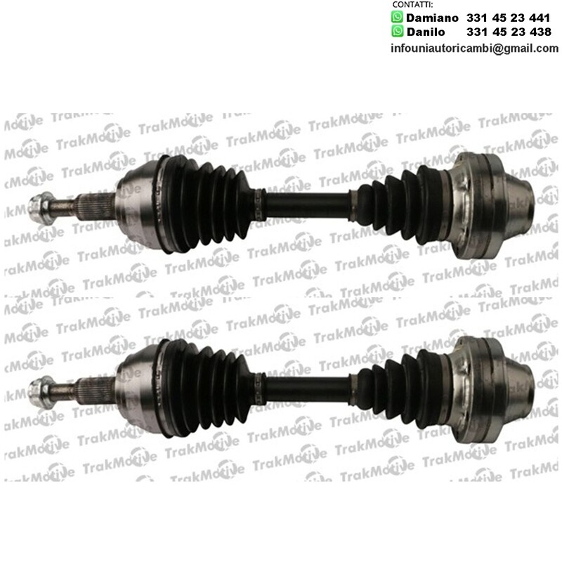 2X Semiasse Albero Motore Anteriore SINISTRO + DESTRO VW Touareg (7LA, 7L6, 7L7) da 2003 a 2010