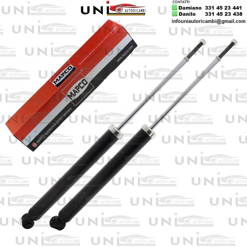 2 ​Ammortizzatori Posteriori Rinforzati a Gas Citroen C1 / Peugeot 107 / Toyota Aygo