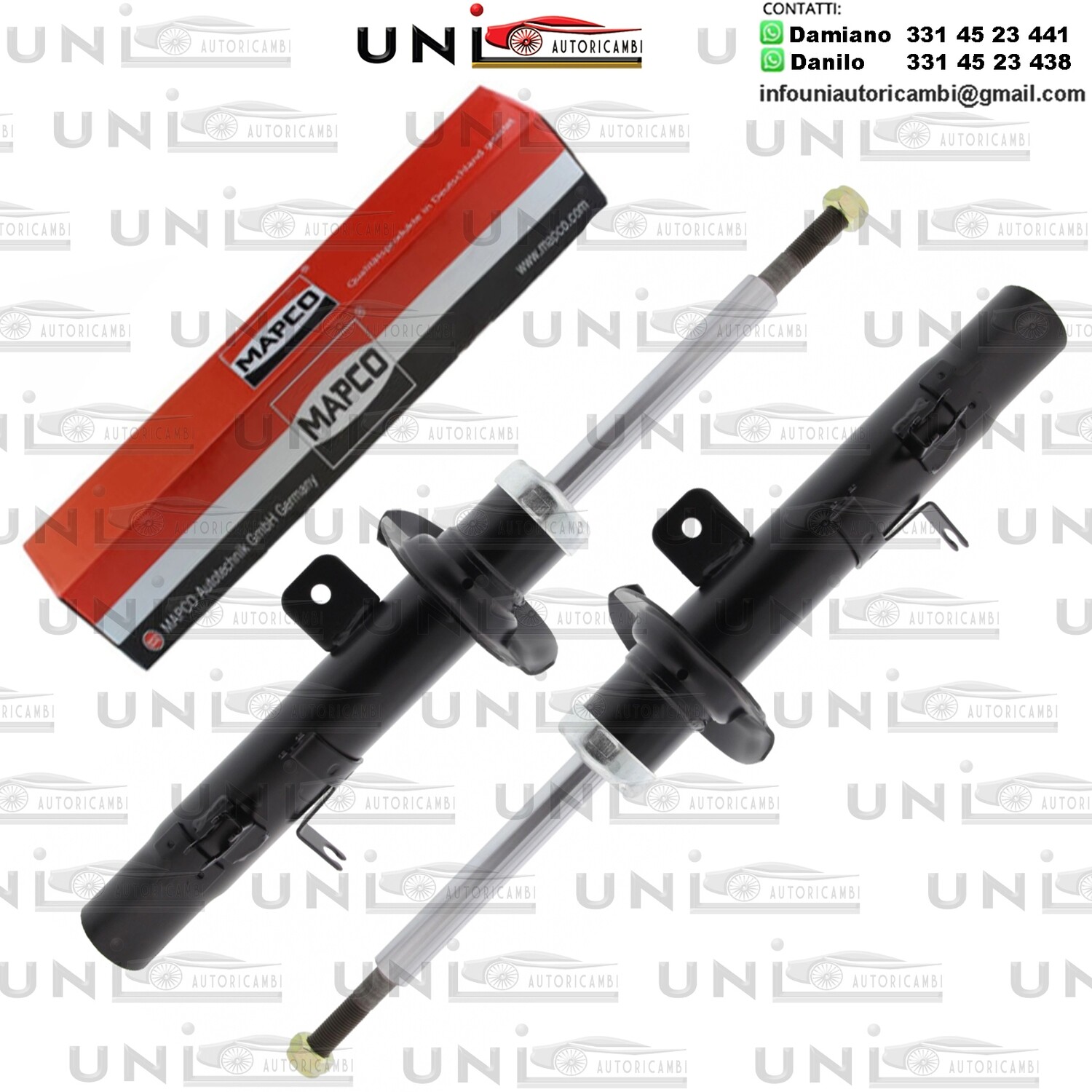 2 Ammortizzatore Rinforzati a Gas Citroen C2, C3 / Peugeot 1007