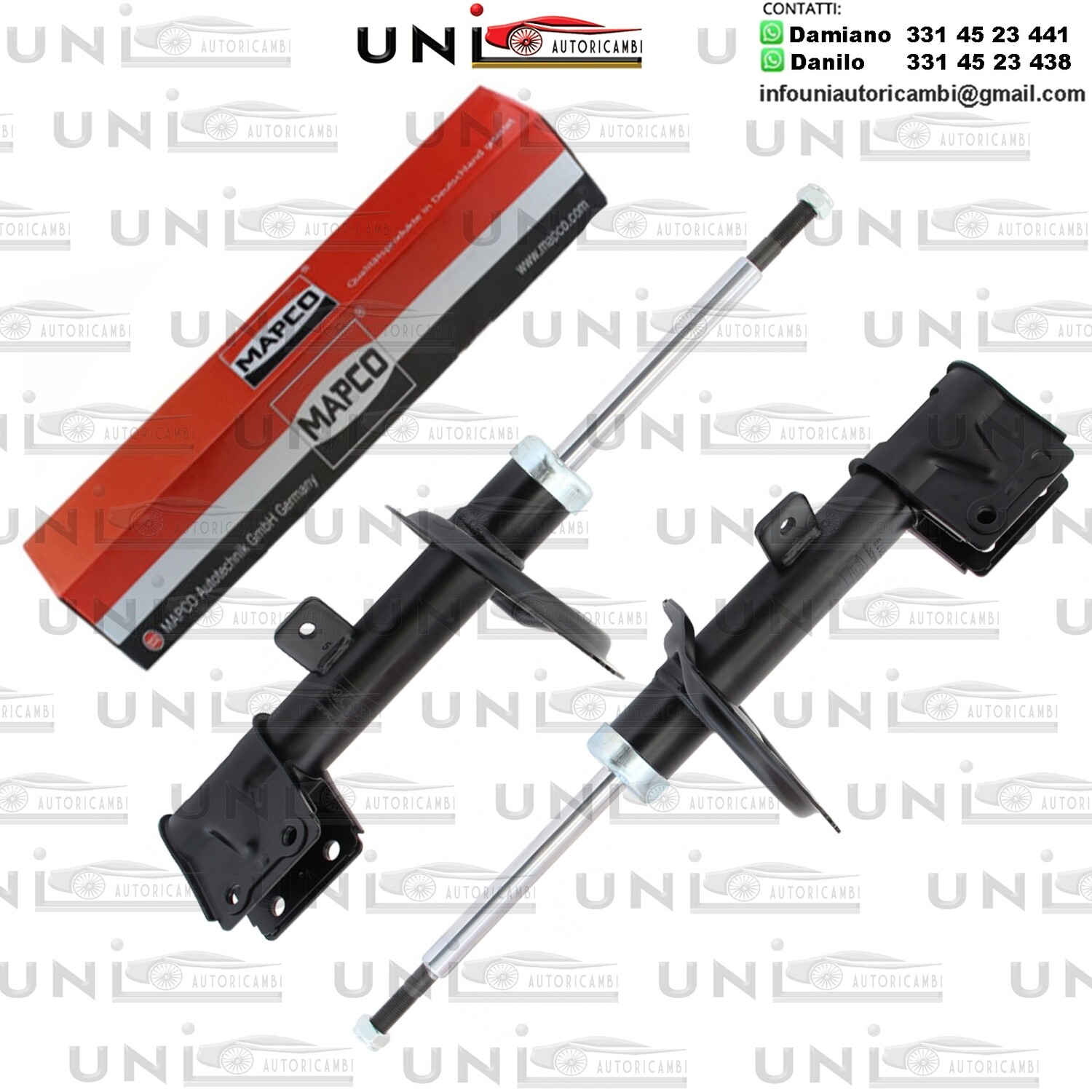 2 Ammortizzatori Anteriori Rinforzati a Gas Citroen C4 Coupé / Peugeot 307