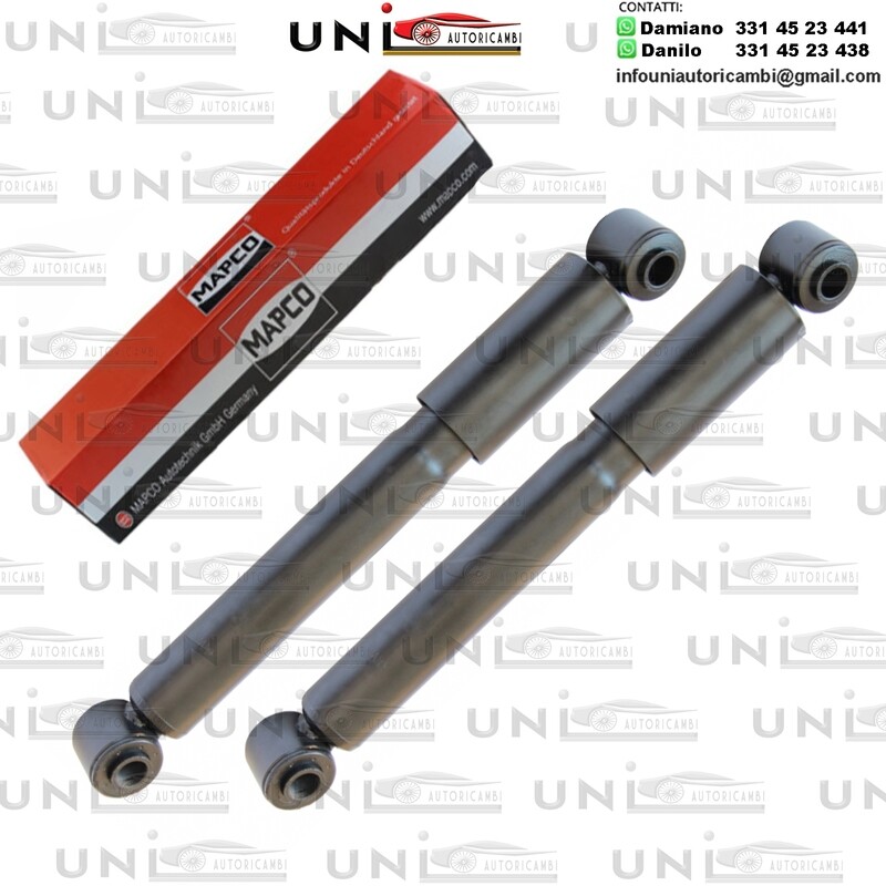 2 Ammortizzatori Posteriori Rinforzati a Gas Citroen Berlingo / Peugeot Partner