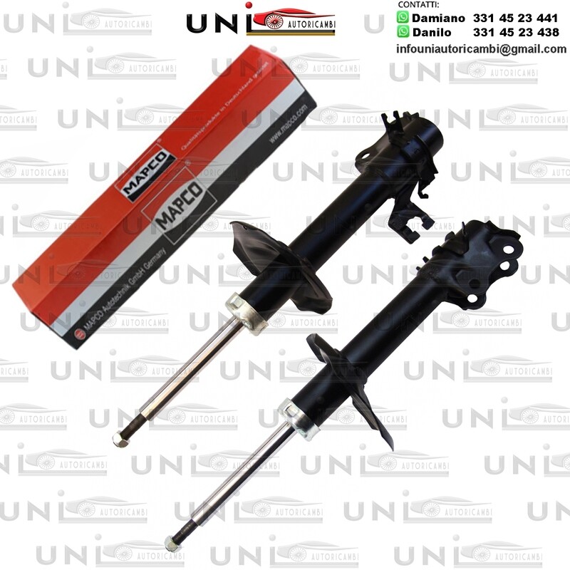 2 Ammortizzatori Anteriori Rinforzati a Gas Nissan Almera II, Hatchback