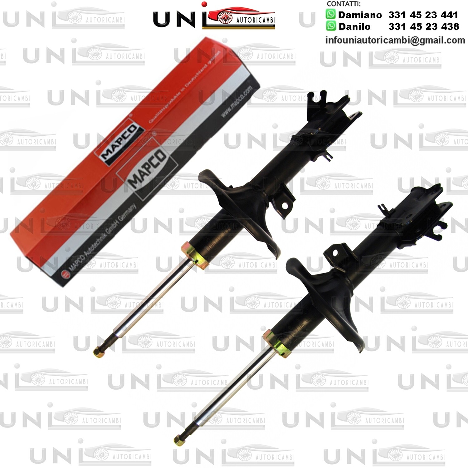 2 Ammortizzatori Anteriori Rinforzati a Gas Hyundai Santa Fe I