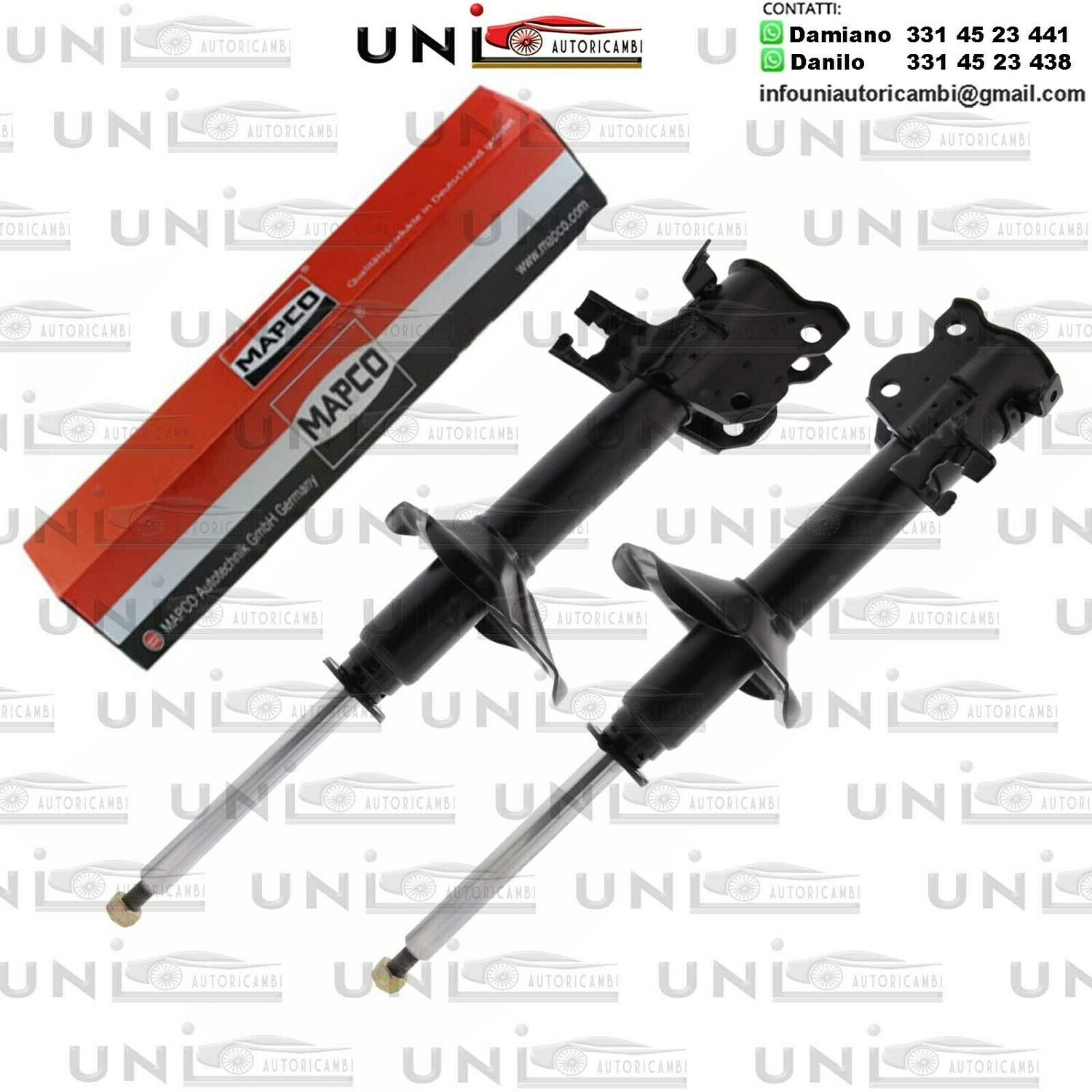 2 Ammortizzatori Anteriori Rinforzati a Gas Nissan Almera I, Hatchback