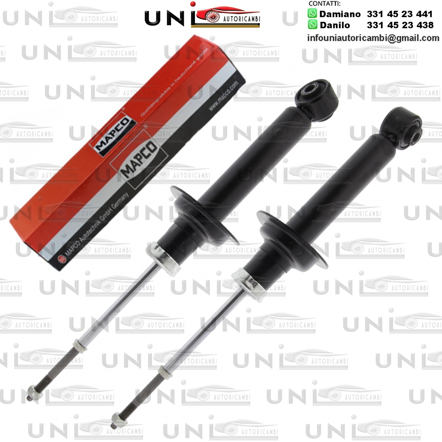 ​2 Ammortizzatori Posteriori Rinforzati a Gas Nissan Almera I, Hatchback