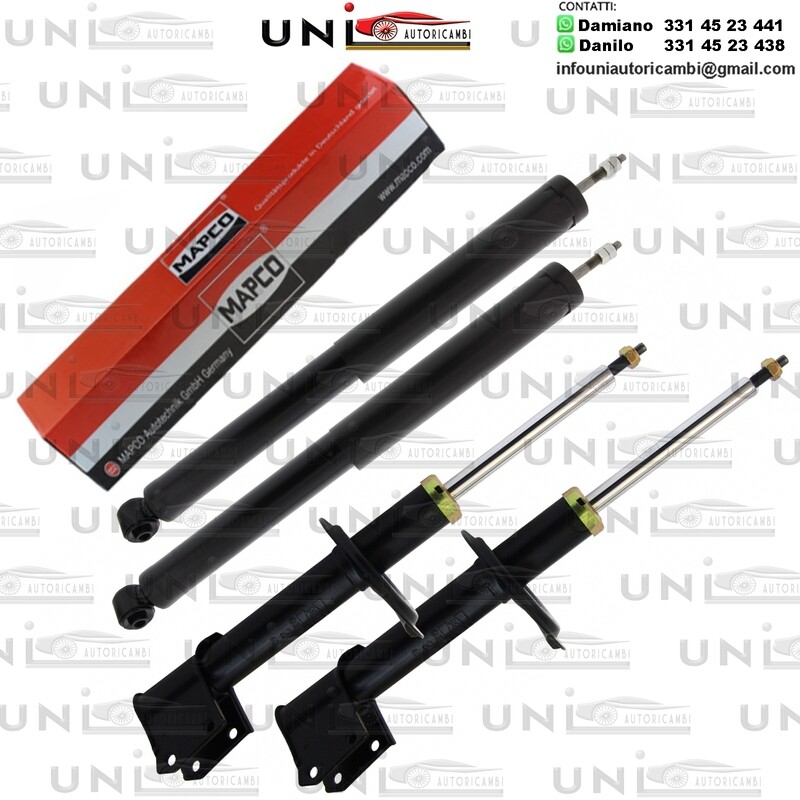 4 Kit Ammortizzatori Rinforzati a Olio Fiat Uno​ (146)​ da 03.1983​ a 08.2000​