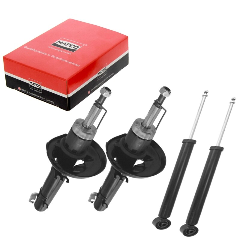 4 Kit Ammortizzatori Rinforzati a Gas Audi A3 / Seat Leon / Toledo II / Skoda Octavia I / VW Bora / Golf IV / New Beetle