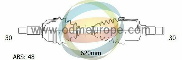 1X Albero Motore Semiasse Anteriore Sinistro SX LAND ROVER RANGE ROVER III (LM) 4.2 4x4