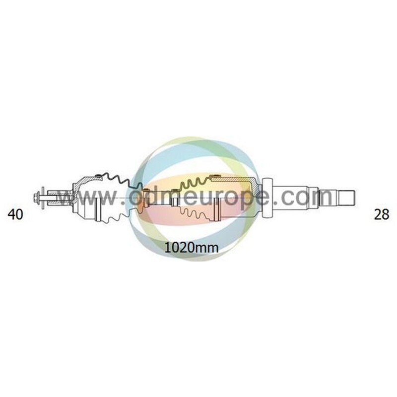 SEMIASSE / ALBERO MOTORE ANTERIORE DESTRO DX CAMBIO MANUALE PER LAND ROVER FREELANDER dal 2006-