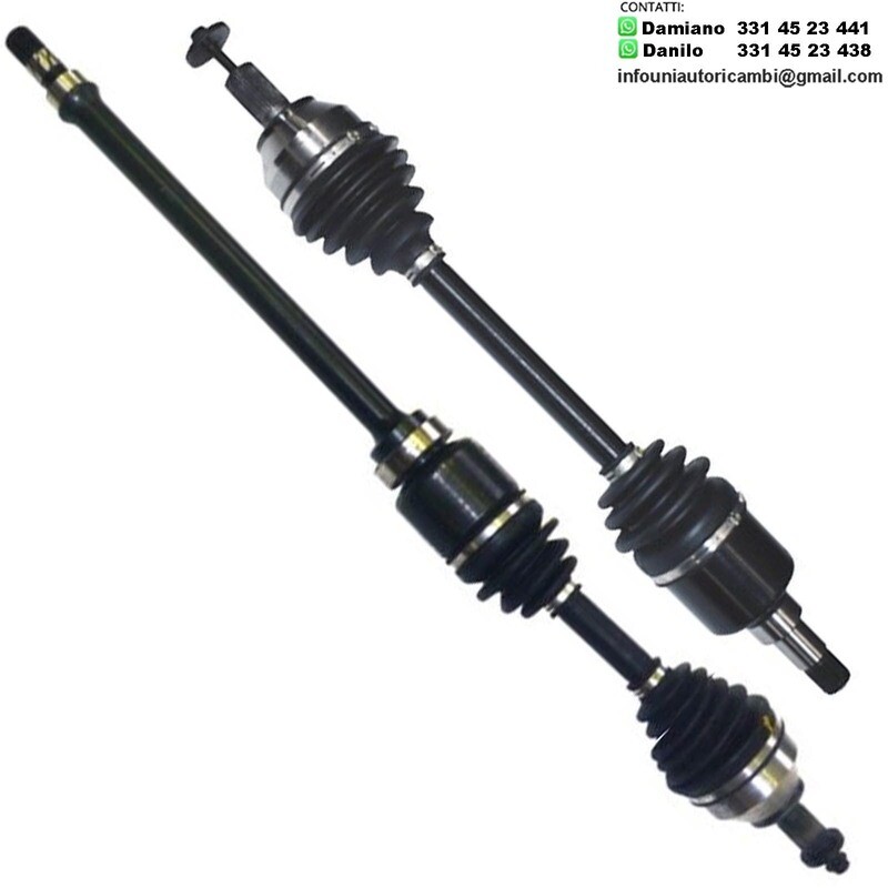 2 SEMIASSI / ALBERO MOTORE ANTERIORI SINISTRO SX + DESTRO DX CAMBIO MANUALE PER LAND ROVER FREELANDER dal 2006-